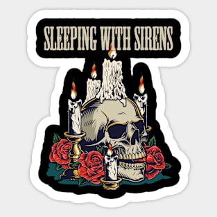 SLEEPING WITH SIRENS VTG Sticker